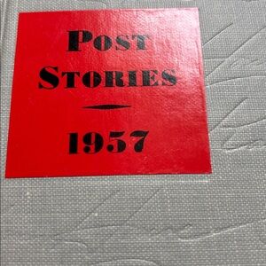 Post Stories 1957 Coffee Table Book - Red and Gray